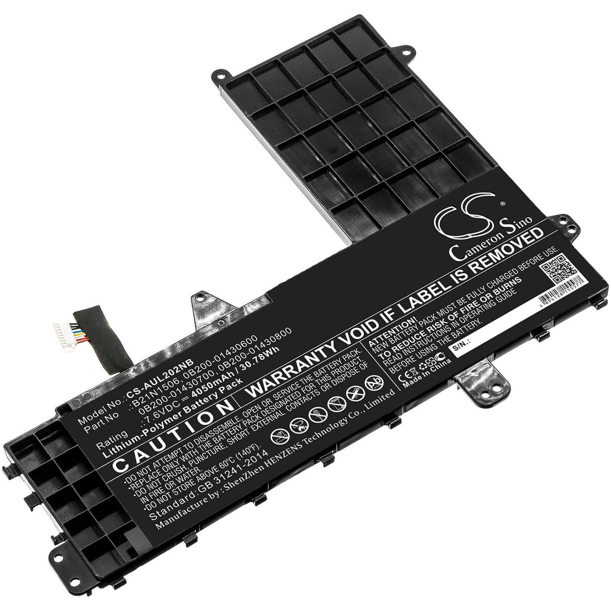 Battery For Asus, E502na-2a, E502na-2b, E502na-2c 7.6v, 4050mah - 30.78wh Notebook, Laptop Cameron Sino Technology Limited