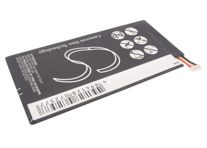 3.7V, Li-Polymer, 5000mAh, Tablet battery fits Asus, C11-tf500cd, Ee Pad Tf500, Tf500d, 18.50Wh Tablet Cameron Sino Technology Limited