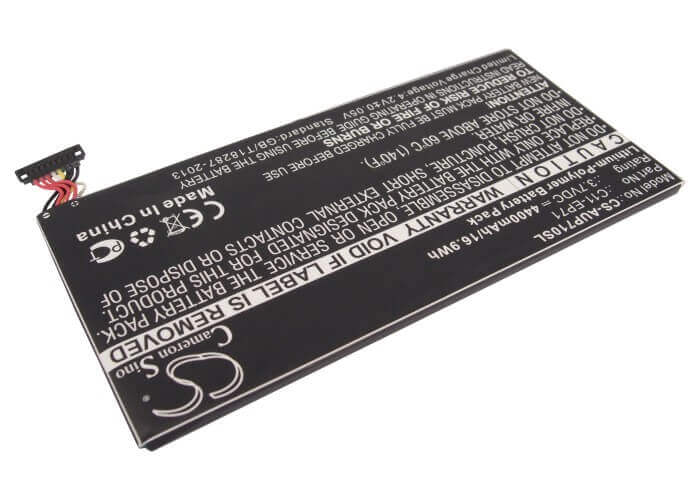 3.7V, Li-Polymer, 4400mAh, Tablet battery fits Asus, C11-ep71, Eee Pad Memo Ep71, Ep71, 16.28Wh Tablet Cameron Sino Technology Limited