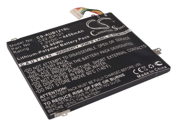 7.3V, Li-Polymer, 4450mAh, Tablet battery fits Asus, C22-ep121, Eee Pad B121, Eee Pad Slate, 33.95Wh Tablet Cameron Sino Technology Limited