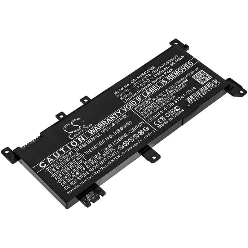 Battery For Asus, F442ur, Vivobook 14 X442u 7.6v, 4750mah - 36.10wh Notebook, Laptop Cameron Sino Technology Limited