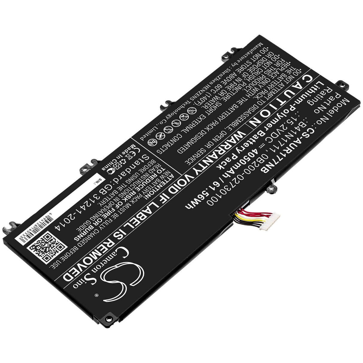Battery For Asus, Fx503vd-0072c7300hq, Fx503vd-dm002t, Fx503vd-dm044t 15.2v, 4050mah - 61.56wh Notebook, Laptop Cameron Sino Technology Limited