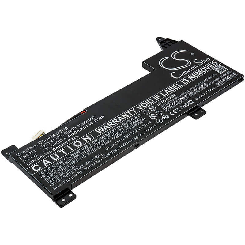 Battery For Asus, Fx570ud, Fx570zd, K570ud 11.4v, 4050mah - 46.17wh Notebook, Laptop Cameron Sino Technology Limited