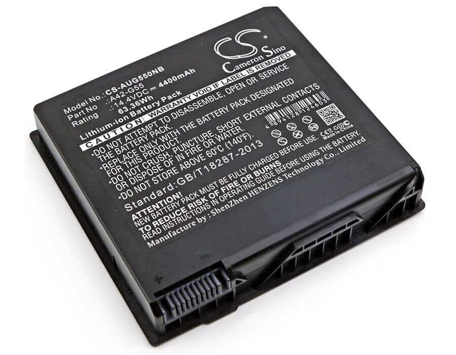 Battery For Asus, G55, G55v, G55vm 14.4v, 4400mah - 63.36wh Notebook, Laptop Cameron Sino Technology Limited
