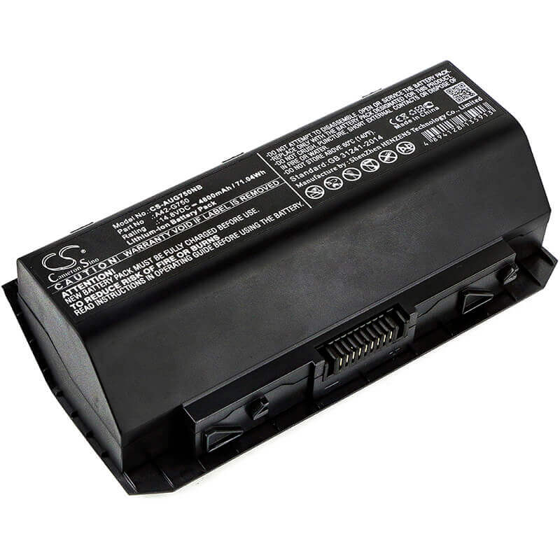 Battery For Asus G750, G750j, G750jh 14.8v, 4800mah - 71.04wh Notebook, Laptop Cameron Sino Technology Limited