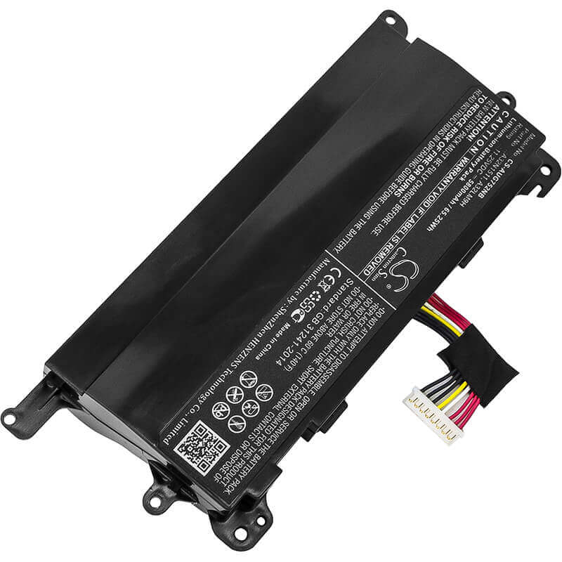 Battery For Asus, G752v, G752vl, G752vl-1a 11.25v, 5800mah - 65.25wh Notebook, Laptop Cameron Sino Technology Limited