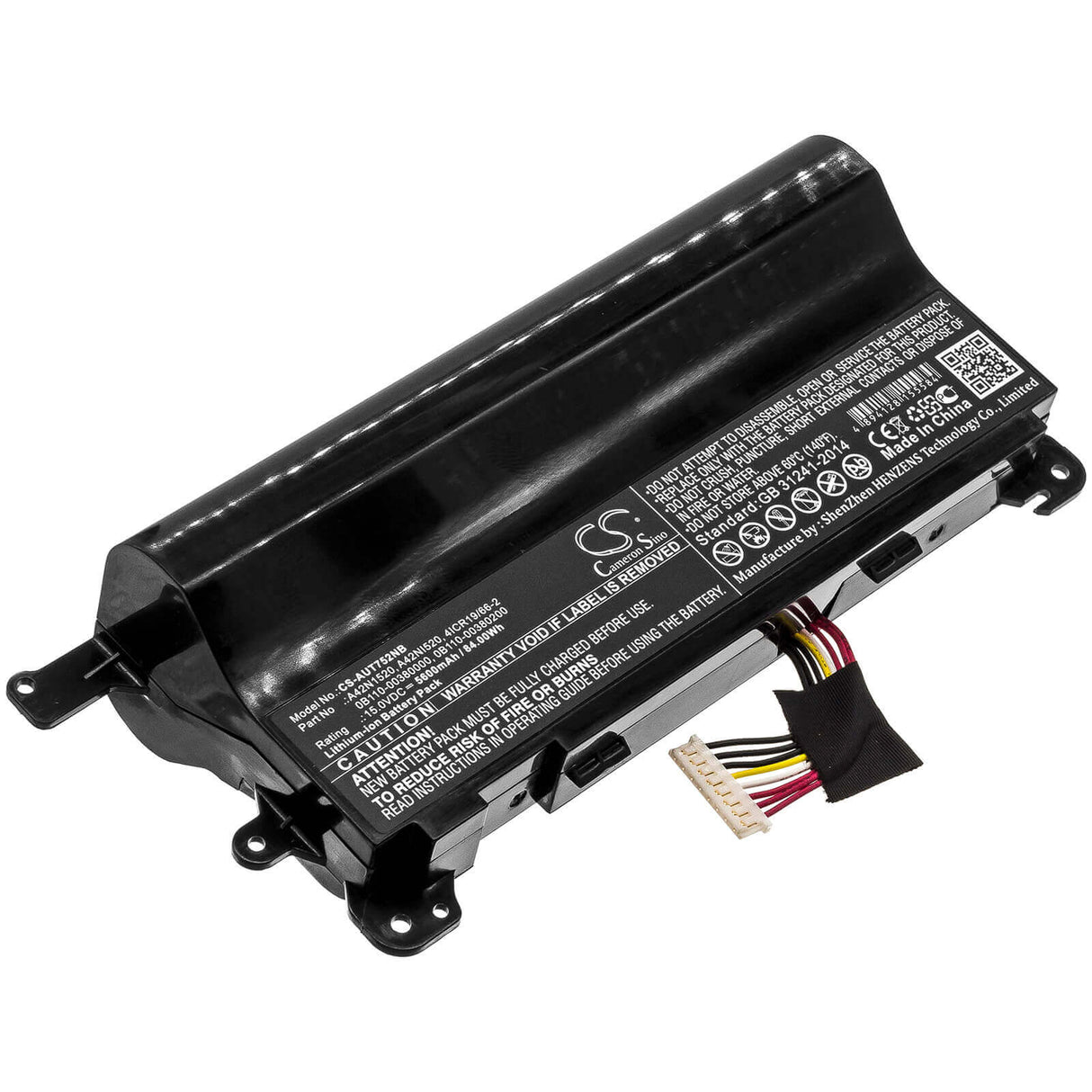 Battery For Asus, G752vs, G752vs-ba184t, G752vs-ba185t 15v, 5600mah - 84.00wh Notebook, Laptop Cameron Sino Technology Limited
