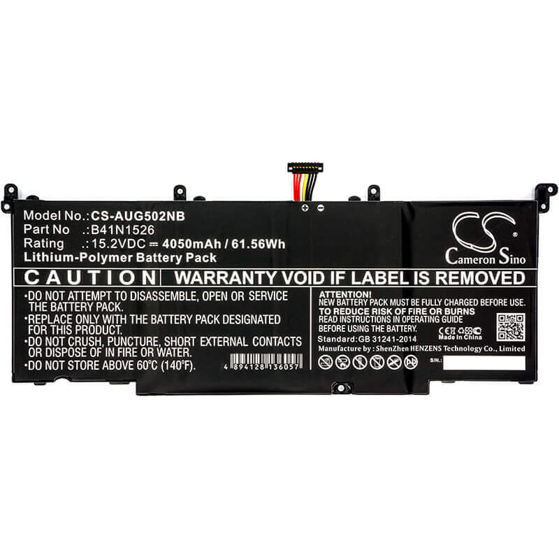 Battery For Asus Gl502v, Gl502vt-bsi7n27, Gl502 15.2v, 4050mah - 61.56wh Notebook, Laptop Cameron Sino Technology Limited
