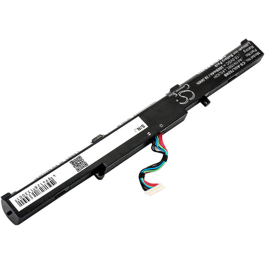 Battery For Asus, Gl752jw, Gl752vl, Gl752vl-1a, Gl752vl-2b 15v, 2600mah - 39.00wh Notebook, Laptop Cameron Sino Technology Limited