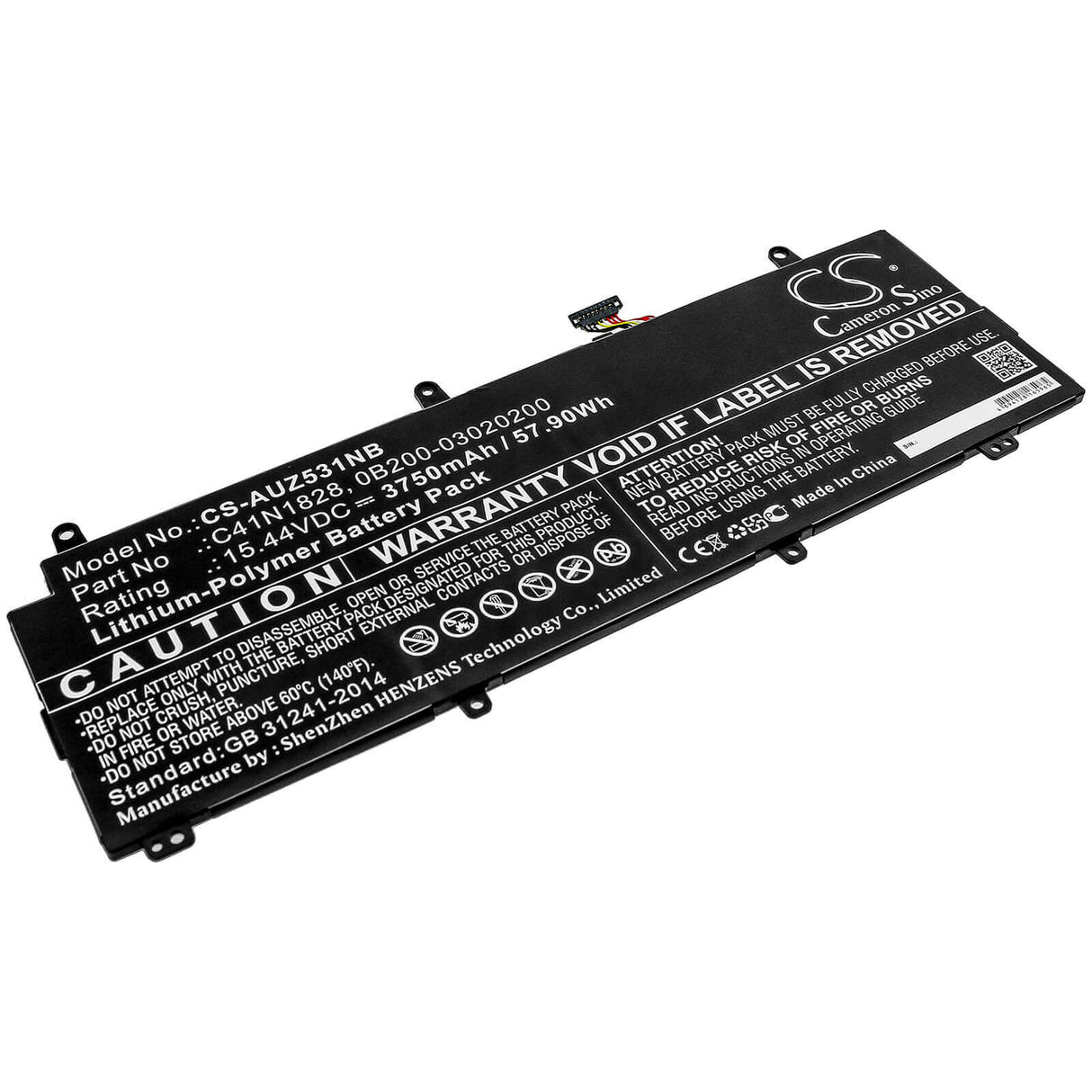 Battery For Asus, Gx531gv, Gx531gw, Gx531gw-78a27cb1 15.44v, 3750mah - 57.90wh Notebook, Laptop Cameron Sino Technology Limited