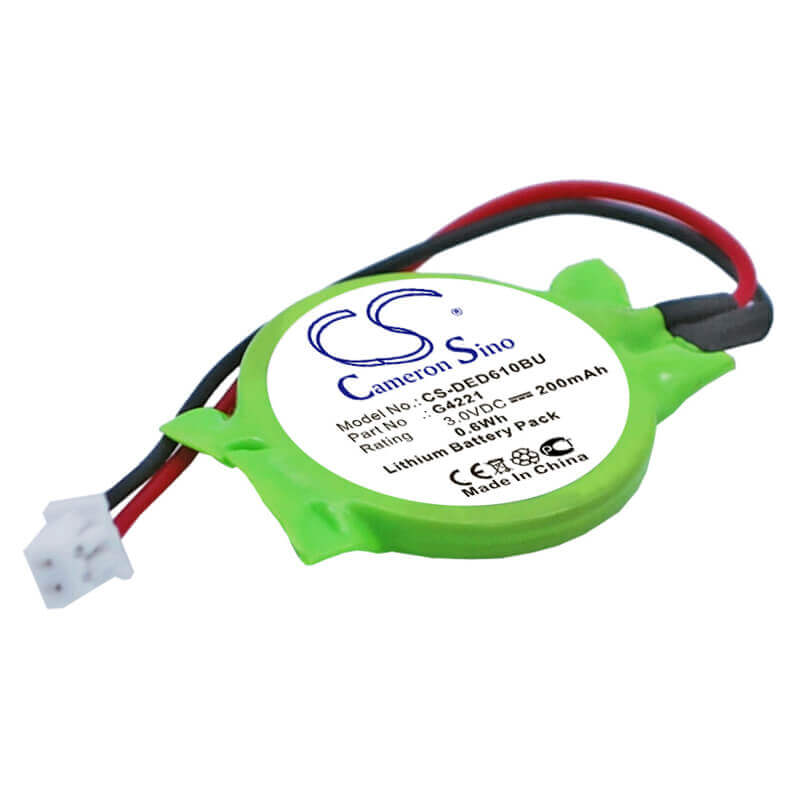3.0V, Lithium, 200mAh, CMOS / BackUp battery fits Asus, Panasonic, Fujitsu, Dell, 0g4221, Lifebook B2154, LifeBook C1010, 0.60Wh CMOS / BackUp Cameron Sino Technology Limited