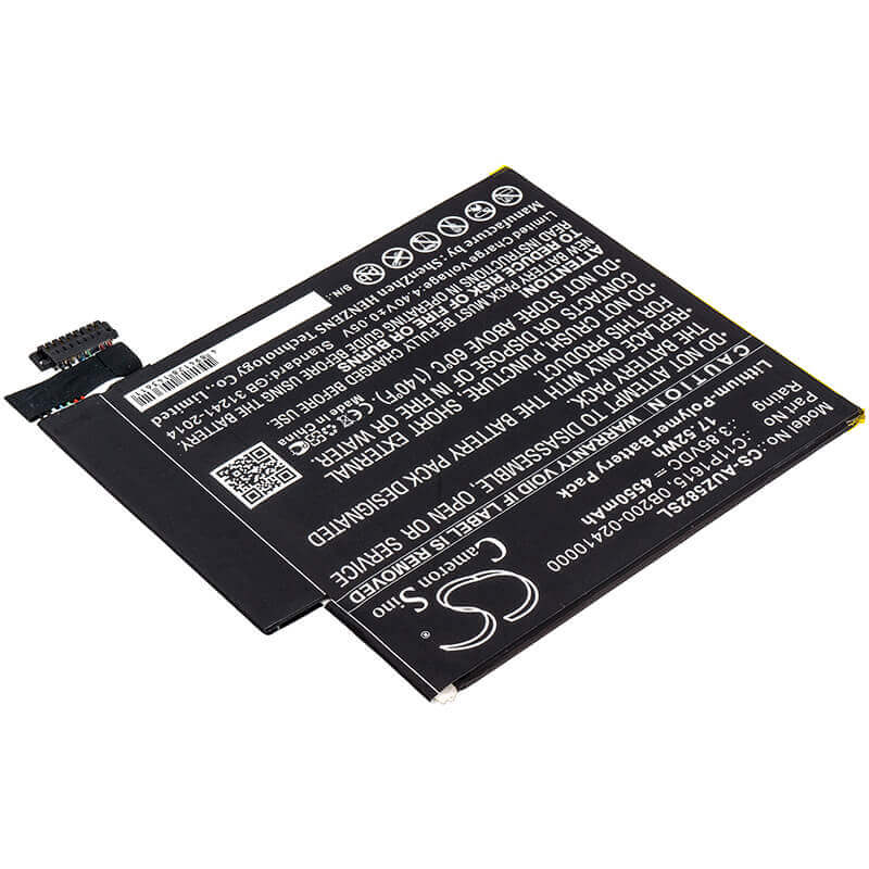 3.85V, Li-Polymer, 4550mAh, Tablet battery fits Asus, 0b200-02410000, P00j, Zenpad Z8s, 17.52Wh Tablet Cameron Sino Technology Limited