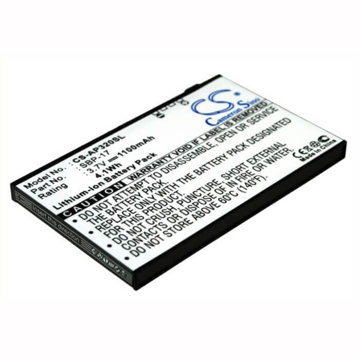 3.7V, Li-ion, 1100mAh, SmartPhone battery fits Asus, Sbp-17, Galaxy Mini, P320, 4.07Wh Mobile, SmartPhone Cameron Sino Technology Limited (Suspended)