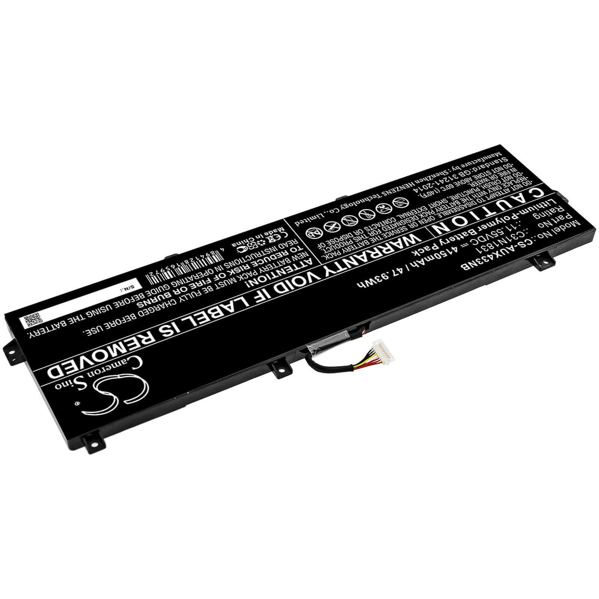 Battery For Asus, P3540fa, P3540fa-0091a8265u, P3540fa-0101a8565u 11.55v, 4150mah - 47.93wh Notebook, Laptop Cameron Sino Technology Limited