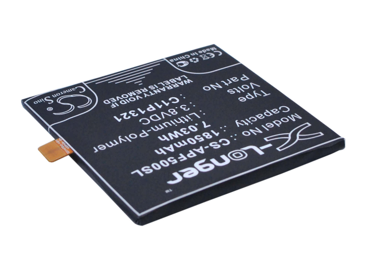 3.8V, Li-Polymer, 1850mAh, SmartPhone battery fits Asus, C11p1321, A68m, Padfone E, 7.03Wh Mobile, SmartPhone Cameron Sino Technology Limited (Smartphone)
