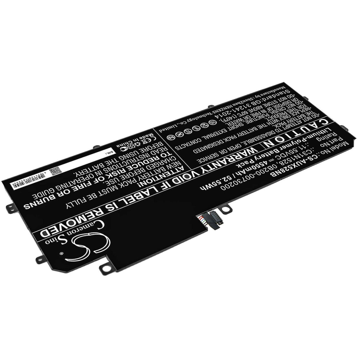 Battery For Asus, Q324ca, Ux360ca, Ux360ca-1a 11.55v, 4550mah - 52.55wh Notebook, Laptop Cameron Sino Technology Limited
