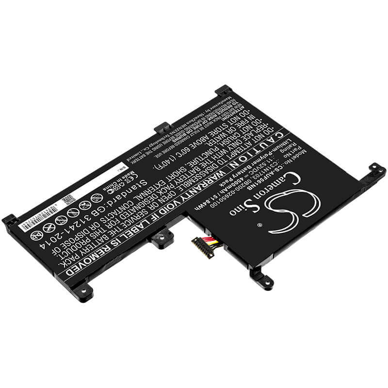 Battery For Asus, Q505ua, Q505ua-bi5t7, Q505ua-bi5t9 11.52v, 4500mah - 51.84wh Notebook, Laptop Cameron Sino Technology Limited