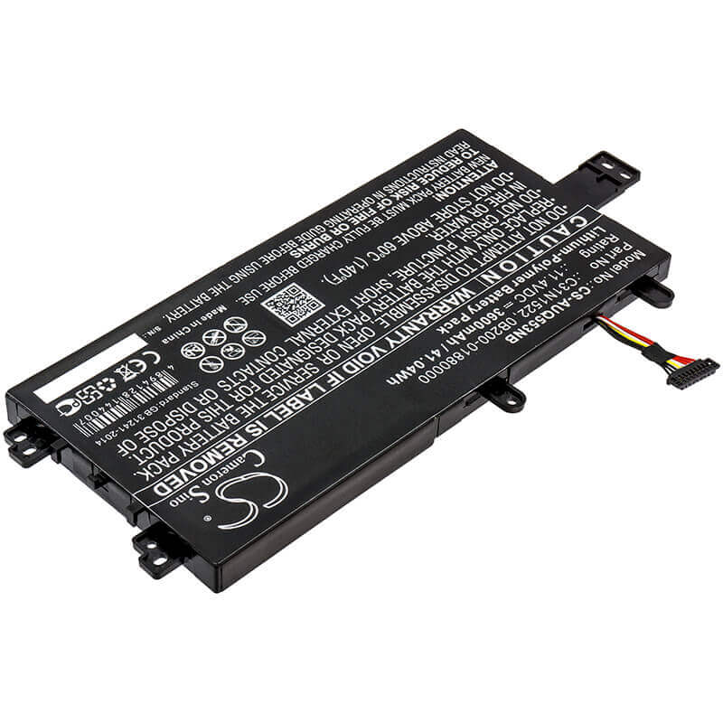Battery For Asus, Q553u, Q553ub-bsi7t13 11.4v, 3600mah - 41.04wh Notebook, Laptop Cameron Sino Technology Limited