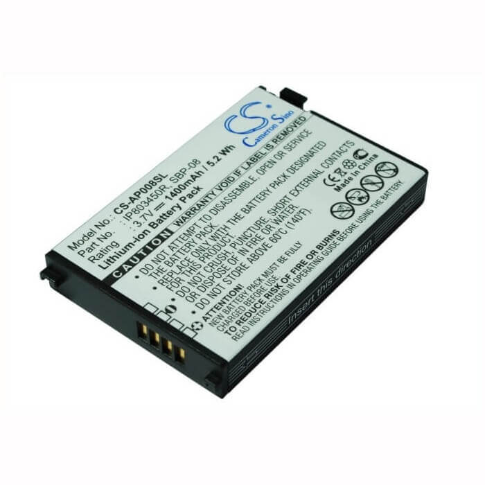 3.7V, Li-ion, 1400mAh, SmartPhone battery fits Asus, Sbp-08, Sbp-08, 5.18Wh Mobile, SmartPhone Cameron Sino Technology Limited (Smartphone)
