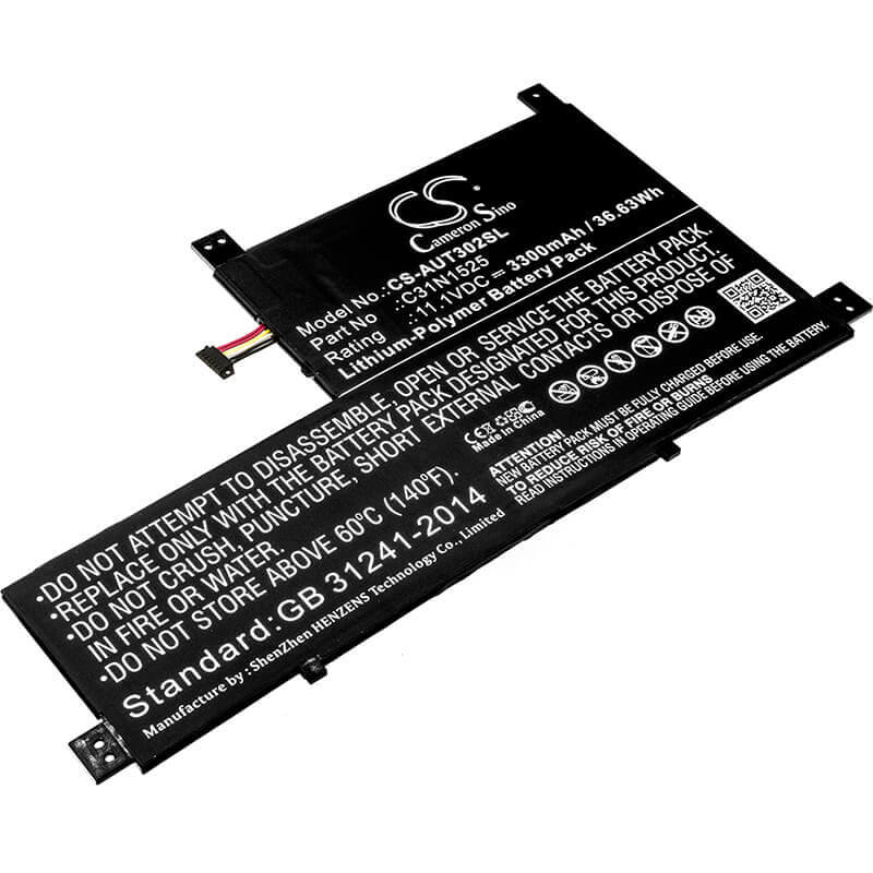 11.1V, Li-Polymer, 3300mAh, Tablet battery fits Asus, 0b200-01930000, T302chi-2c, Transformer Book T302, 36.63Wh Tablet Cameron Sino Technology Limited