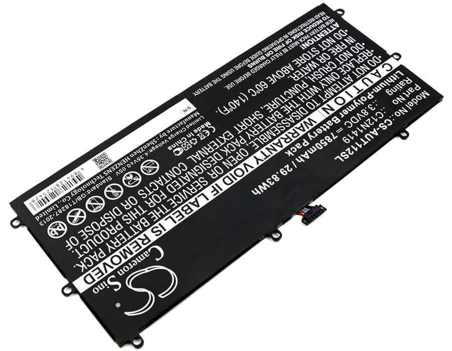 3.8V, Li-Polymer, 7850mAh, Tablet battery fits Asus, 0b200-01300200, Transformer Book T100 Chi, Transformer Book T100chi-fg003, 29.83Wh Tablet Cameron Sino Technology Limited