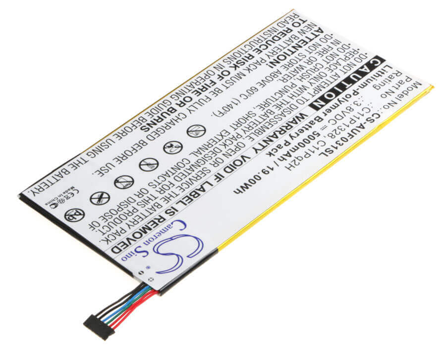 3.8V, Li-Polymer, 5000mAh, Tablet battery fits Asus, 0b200-00980000m, K010, Pad Transformer Pad Tf103cg, 19.00Wh Tablet Cameron Sino Technology Limited