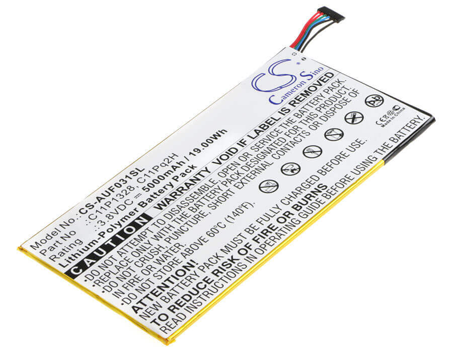 3.8V, Li-Polymer, 5000mAh, Tablet battery fits Asus, 0b200-00980000m, K010, Pad Transformer Pad Tf103cg, 19.00Wh Tablet Cameron Sino Technology Limited