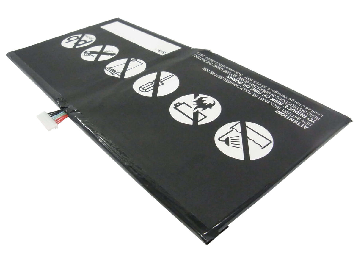 3.8V, Li-Polymer, 8150mAh, Tablet battery fits Asus, C12p1305, K00c, Tf701t, 30.97Wh Tablet Cameron Sino Technology Limited