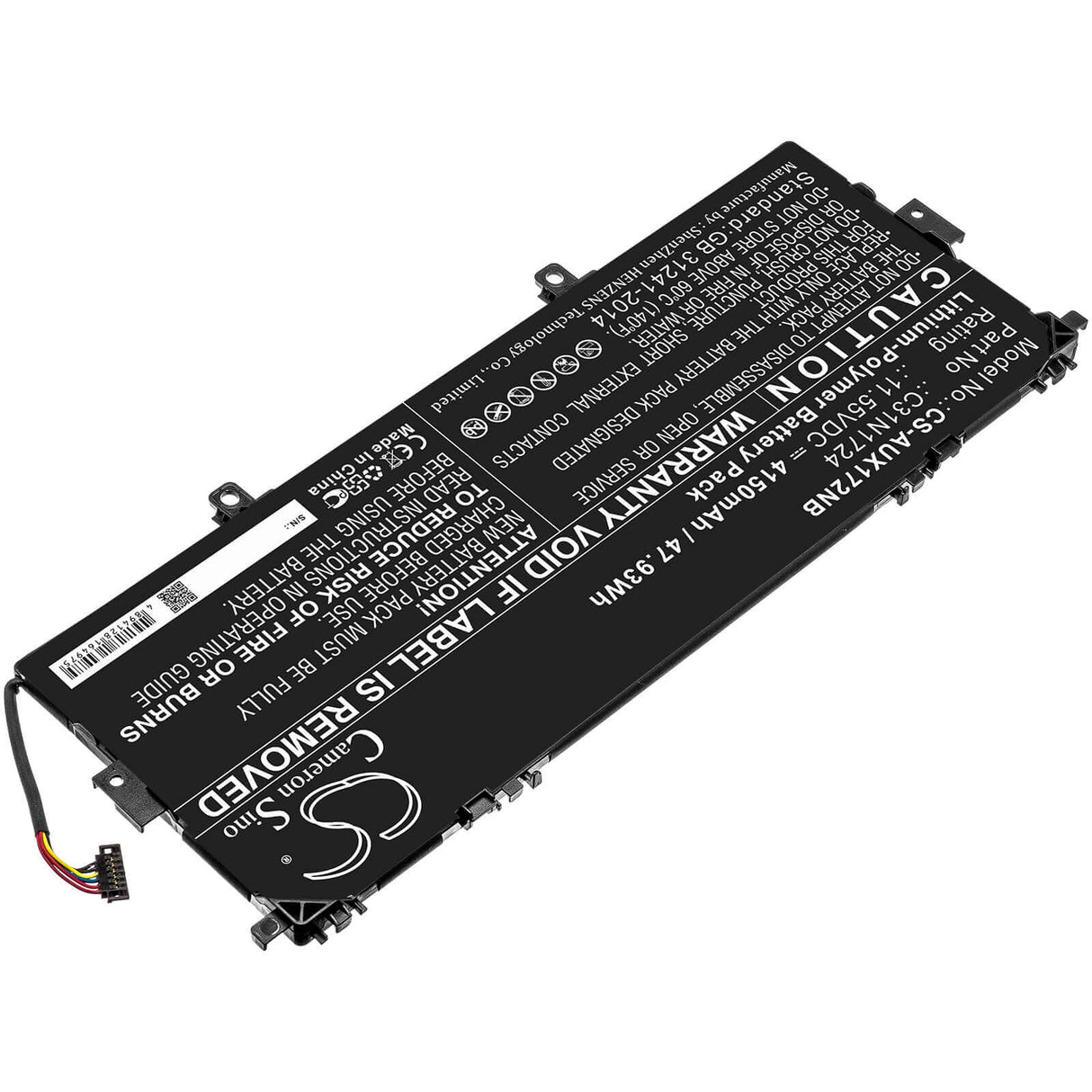 Battery For Asus, U3100fal, Ux331fal, Zenbook 13 Ux331fa-a3071t 11.55v, 4150mah - 47.93wh Notebook, Laptop Cameron Sino Technology Limited