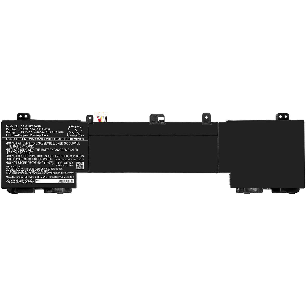 Battery For Asus, Ux550vd, Ux550vd-1a, Ux550vd-1b 15.4v, 4650mah - 71.61wh Notebook, Laptop Cameron Sino Technology Limited