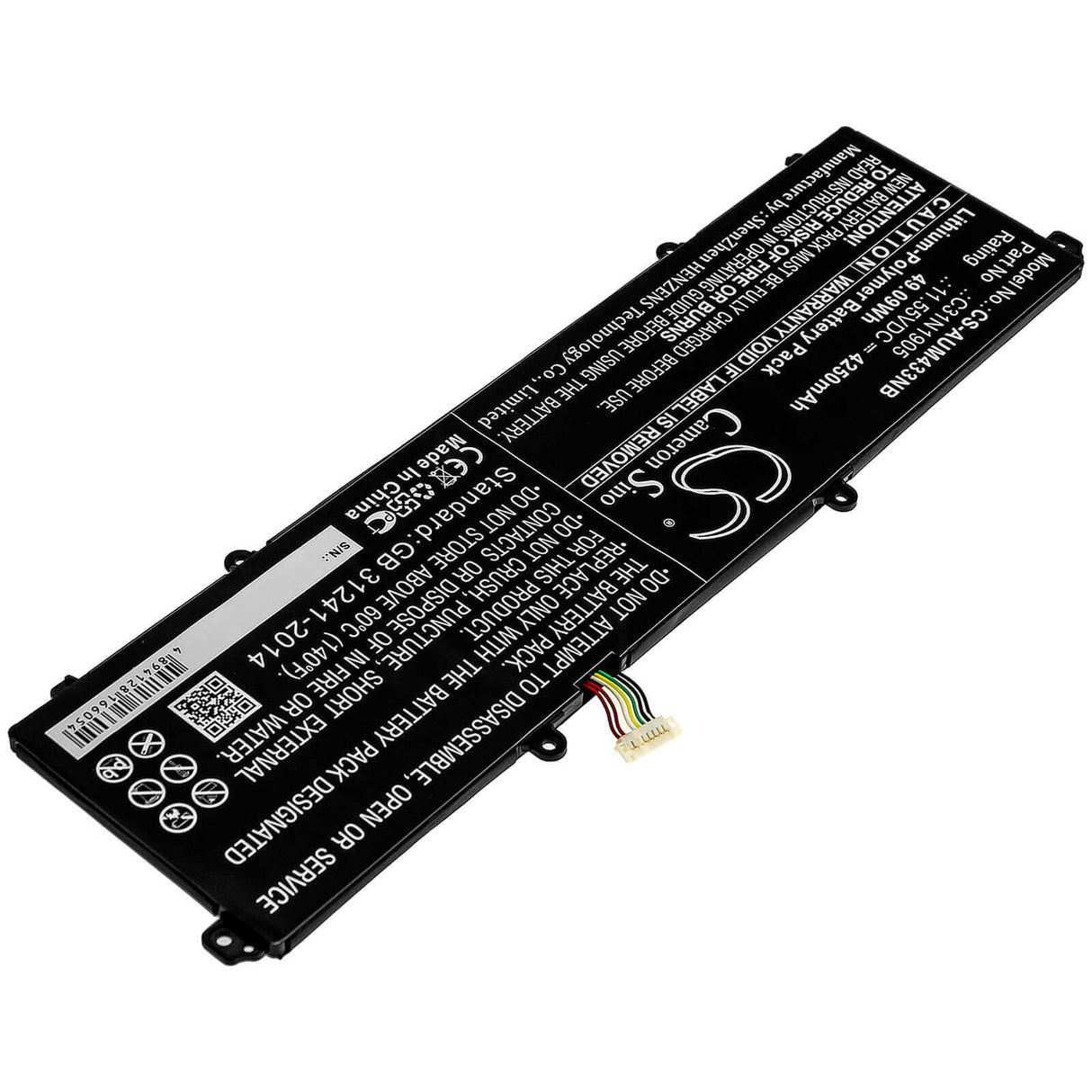 Battery For Asus, Vivobook 14 S433fl-eb072t, Vivobook 14 S433fl-eb093t 11.55v, 4250mah - 49.09wh Notebook, Laptop Cameron Sino Technology Limited