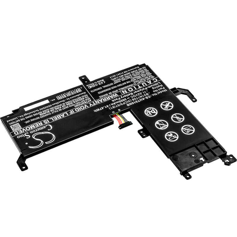 Battery For Asus, Vivobook Flip Tp510, Vivobook Flip Tp510ua, 11.52v, 3600mah - 41.47wh Notebook, Laptop Cameron Sino Technology Limited