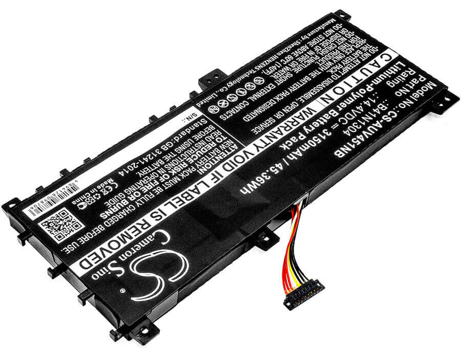 Battery For Asus, Vivobook V451la, Vivobook V451la-ds51t 14.4v, 3150mah - 45.36wh Notebook, Laptop Cameron Sino Technology Limited