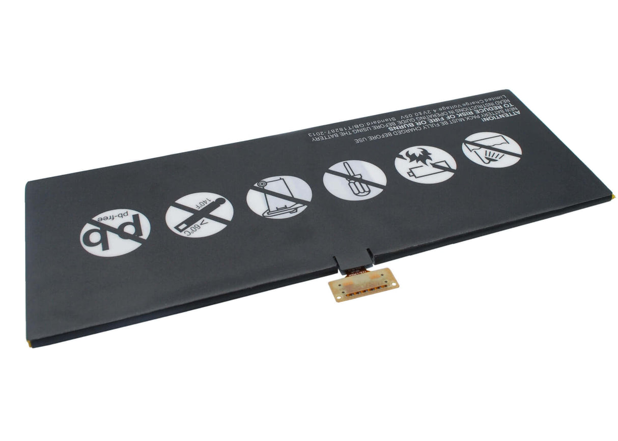 3.7V, Li-Polymer, 6750mAh, Tablet battery fits Asus, C12-tf400c, Tf303cl, Tf303cl 1d, 24.98Wh Tablet Cameron Sino Technology Limited