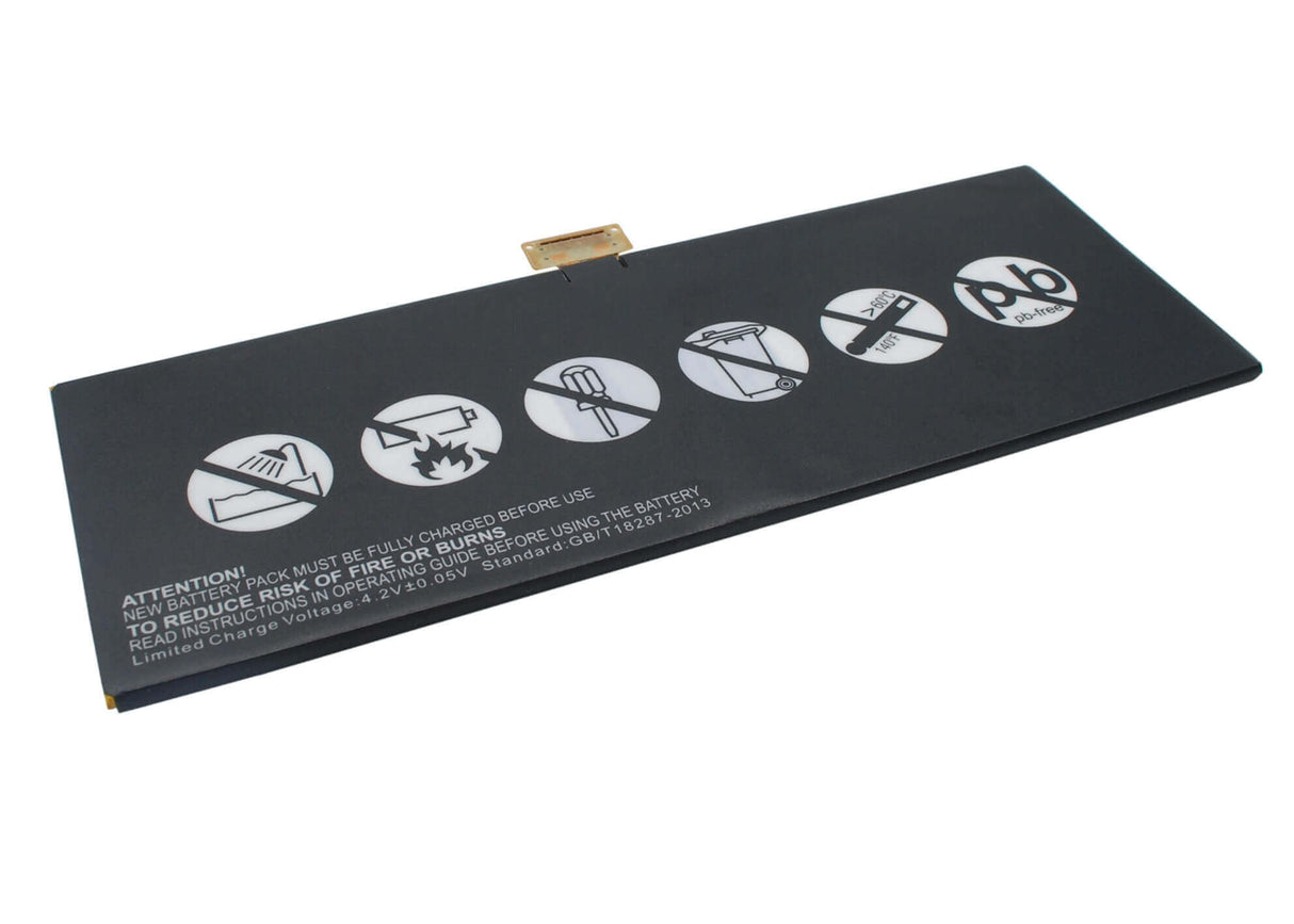 3.7V, Li-Polymer, 6750mAh, Tablet battery fits Asus, C12-tf400c, Tf303cl, Tf303cl 1d, 24.98Wh Tablet Cameron Sino Technology Limited