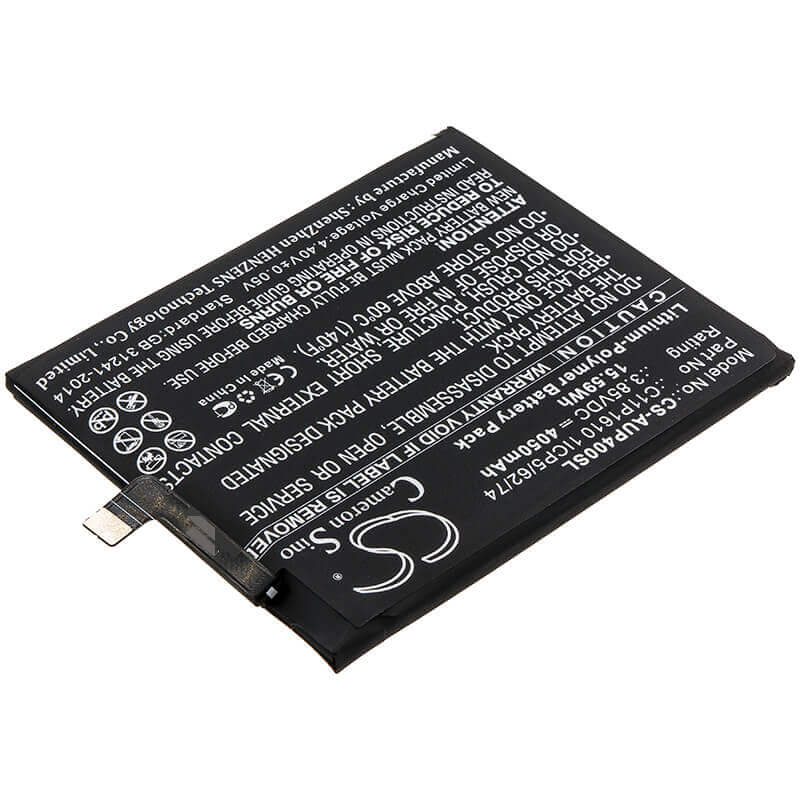 3.85V, Li-Polymer, 4050mAh, SmartPhone battery fits Asus, C11p1610 1icp5/62/74, Zb500tl, Zenfone Pegasus 4a, 15.59Wh Mobile, SmartPhone Cameron Sino Technology Limited (Smartphone)
