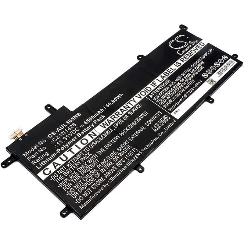 Battery For Asus, Zenbook Ux305la, Zenbook Ux305ua 11.31v, 4500mah - 50.90wh Notebook, Laptop Cameron Sino Technology Limited