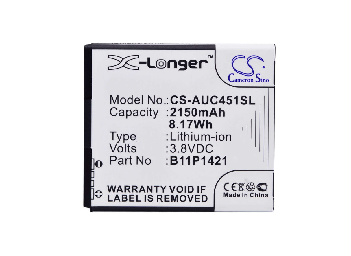 3.8V, Li-ion, 2150mAh, SmartPhone battery fits Asus, 0b200-00570300, Z007, Zc451cg, 8.17Wh Mobile, SmartPhone Cameron Sino Technology Limited (Smartphone)