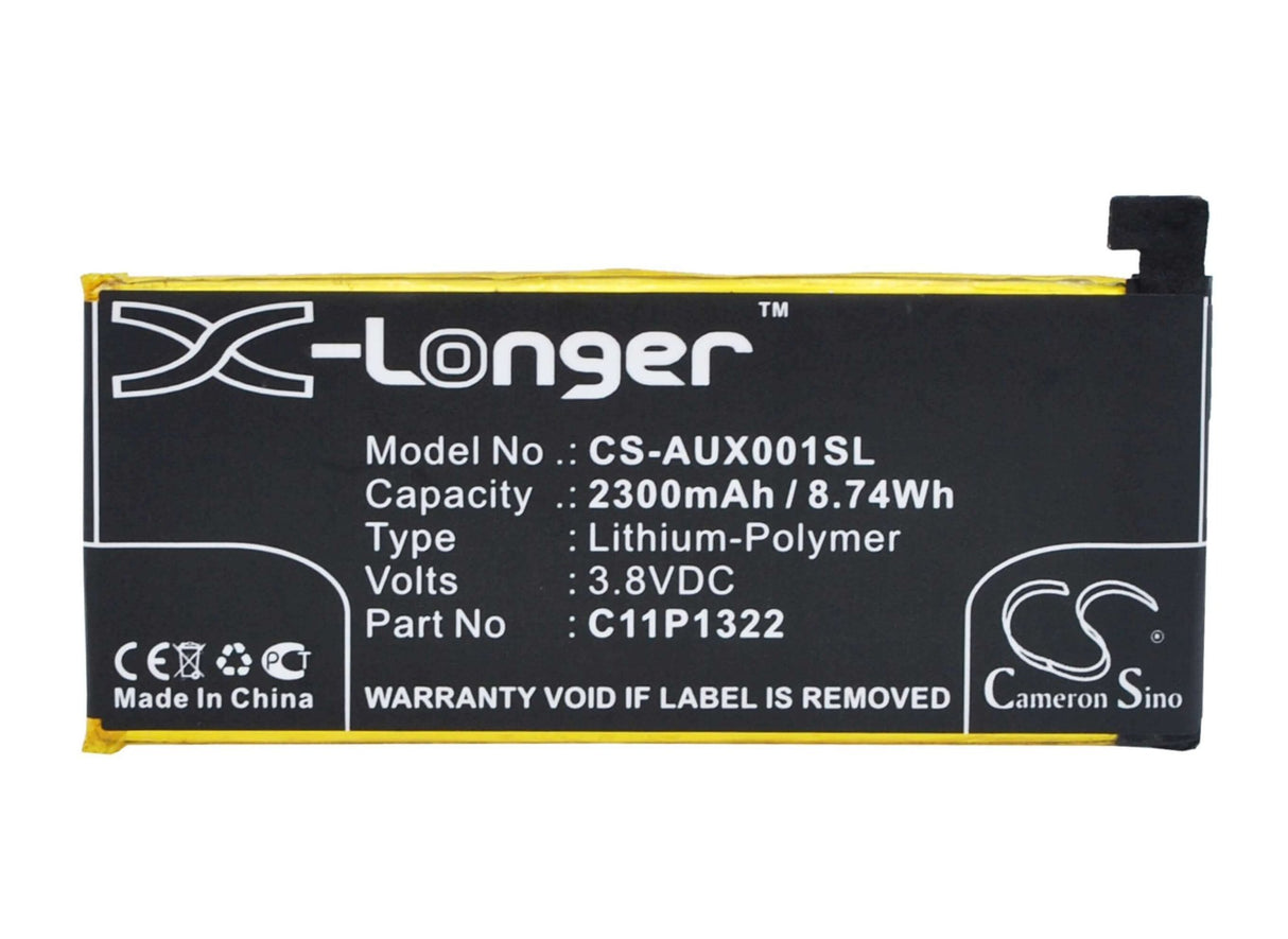 3.8V, Li-Polymer, 2300mAh, SmartPhone battery fits Asus, C11p1322, Padfone S, Padfone S 4g, 8.74Wh Mobile, SmartPhone Cameron Sino Technology Limited (Smartphone)