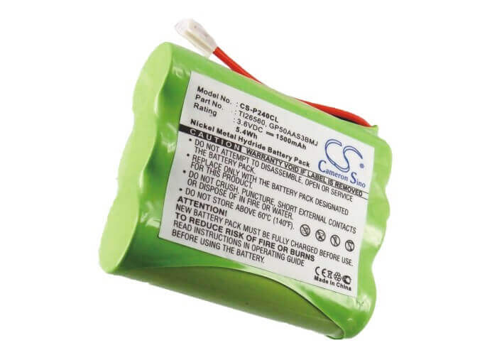 3.6V, Ni-MH, 1500mAh, Cordless Phone battery fits Casio, Ibm, Sanik, Phone Mate, Rayovac, Motorola, Radio Shack, At&t, V Tech, Sanyo, Ge, Gp, 23-298, 1128, 1140, 5.4Wh Cordless Phone Cameron Sino Technology Limited (Cordless Phone)