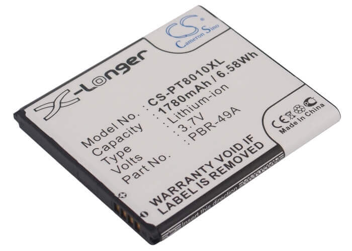 3.7V, Li-ion, 1780mAh, batterie de smartphone compatible avec Pantech, Pbr-49a, Bbm030ch, Flex 4g, 6.59Wh Mobile, SmartPhone Cameron Sino Technology Limited (Suspendu)