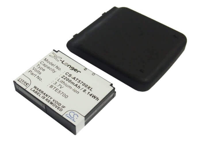 3.7V, Li-ion, 2200mAh, SmartPhone battery fits At&t, Audiovox, Bte5700, Smt5700, Smt-5700, 8.14Wh Mobile, SmartPhone Cameron Sino Technology Limited (Smartphone)