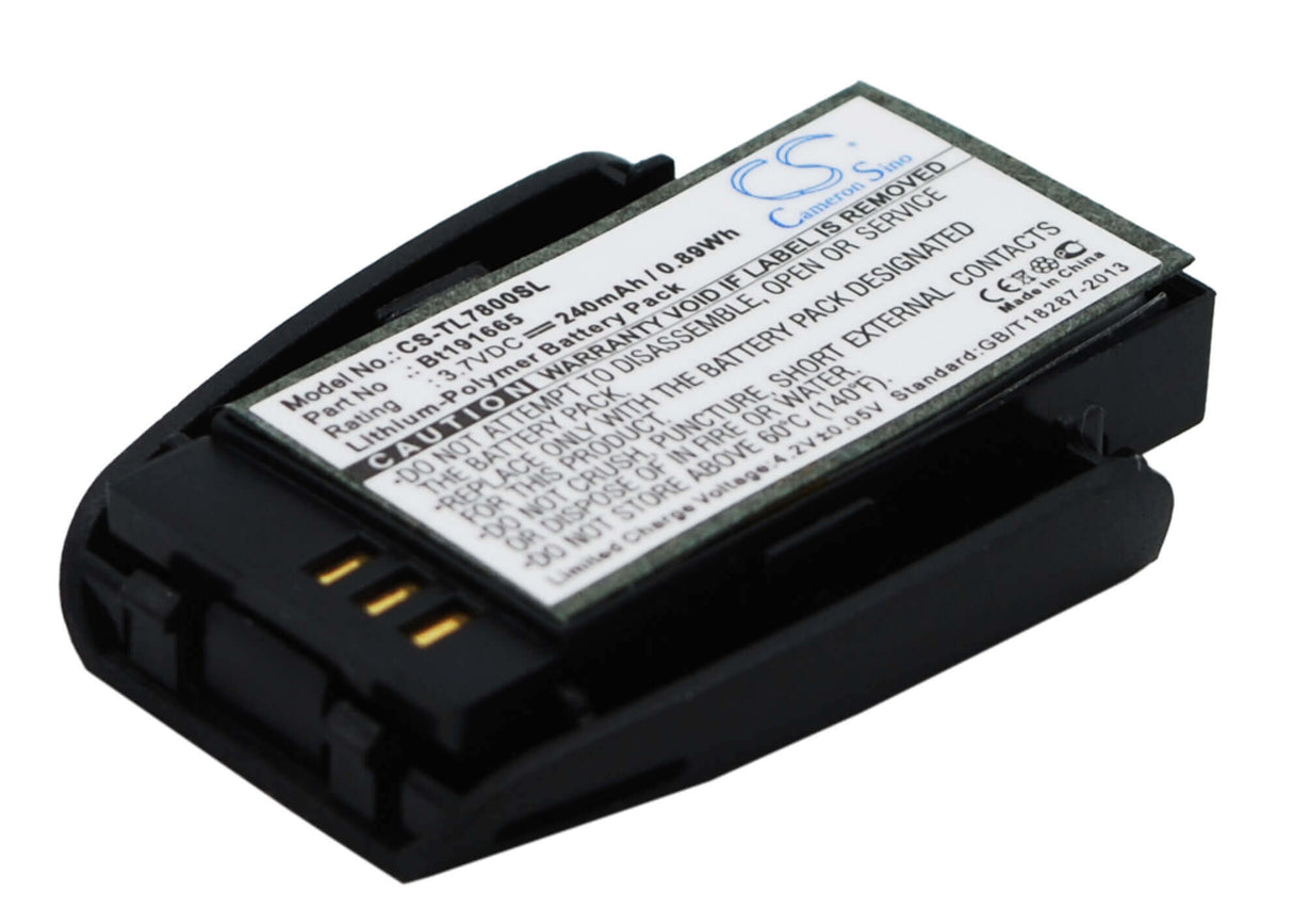 3.7V, Li-Polymer, 240mAh, Headset battery fits V Tech, Plantronics, At&t, Bt191665, Sb3014, Tl7800, 0.89Wh Wireless Headset Cameron Sino Technology Limited