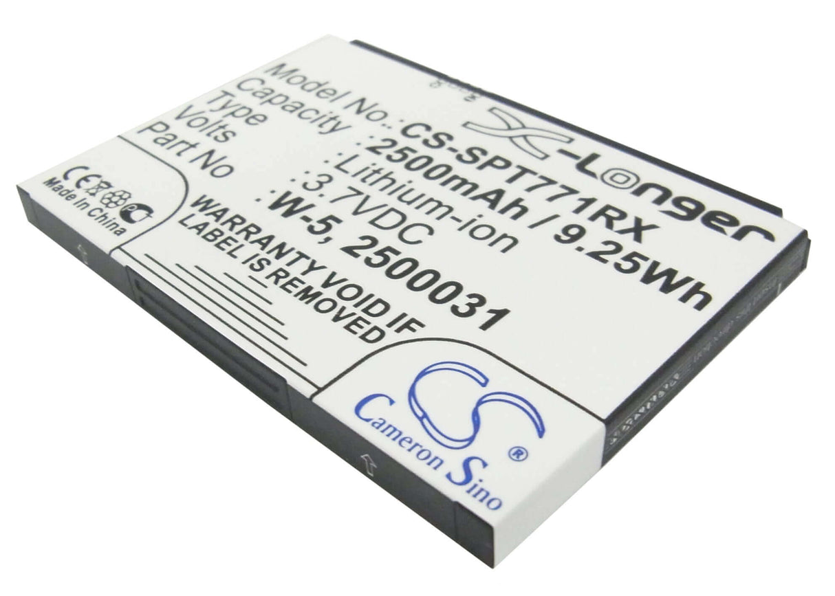 3.7V, Li-ion, 2500mAh, Hotspot battery fits Netgear, Sprint, At&t, 2500031, Unite, Unite-344b, 9.25Wh Hotspot Cameron Sino Technology Limited