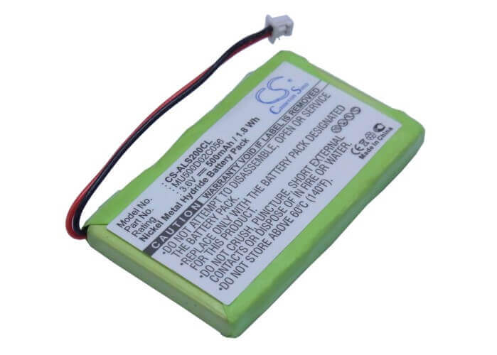 3,6V, Ni-MH, 500mAh, batterie de téléphone sans fil compatible avec Audioline, Mu500d02c056, 591738, G61224xt00, 1,8Wh Téléphone sans fil Cameron Sino Technology Limited (Téléphone sans fil)