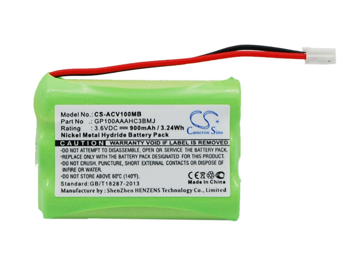 Babyphone Battery For Audioline, Baby Care V100, G10221gc001474 3.6v, 900mah - 3.24wh BabyPhone Cameron Sino Technology Limited