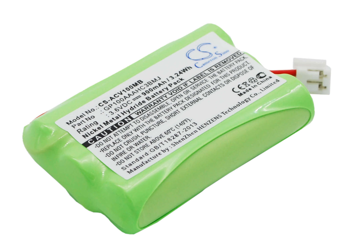 Babyphone Battery For Audioline, Baby Care V100, G10221gc001474 3.6v, 900mah - 3.24wh BabyPhone Cameron Sino Technology Limited
