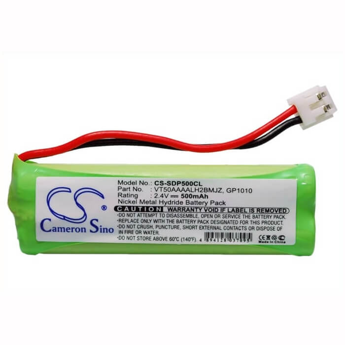 2,4V, Ni-MH, 500mAh, batterie de téléphone sans fil compatible avec Audioline, Medion, Gp, Swissvoice, Gp Hc05rn01, Monza 480, 1,2Wh Téléphone sans fil Cameron Sino Technology Limited (Téléphone sans fil)