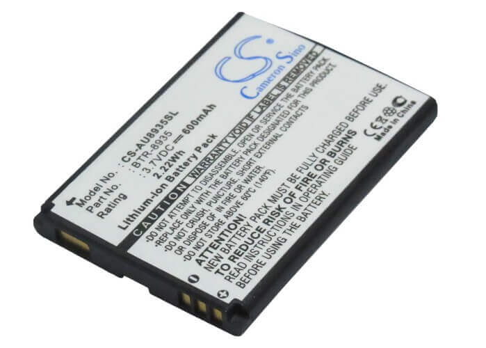 3.7V, Li-ion, 600mAh, SmartPhone battery fits Audiovox, Btr-8935, Cdm-8935, Cdm-8935 Mini, 2.22Wh Mobile, SmartPhone Cameron Sino Technology Limited (Suspended)