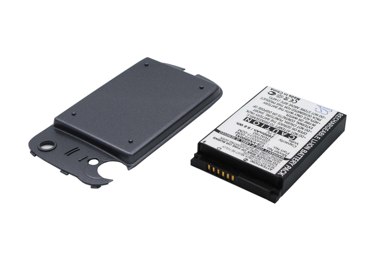 3.7V, Li-ion, 2600mAh, SmartPhone battery fits Htc, Sprint, Audiovox, Verizon, 35h00077-00m, Ppc6800, Ppc-6800, 9.62Wh Mobile, SmartPhone Cameron Sino Technology Limited (Smartphone)